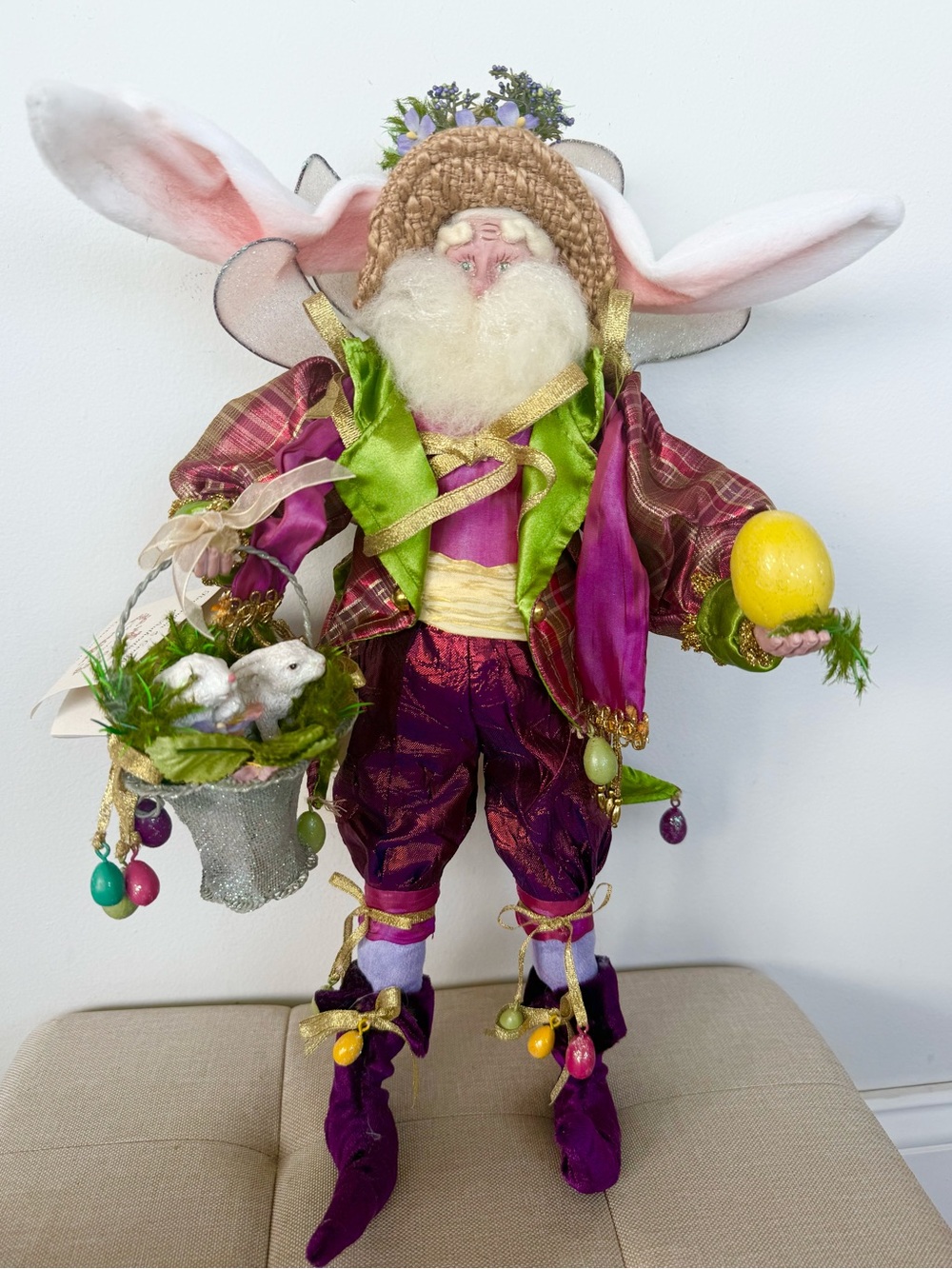 Mark Roberts 2008 Easter Basket Fairy Limited Edition #627/1500 16”